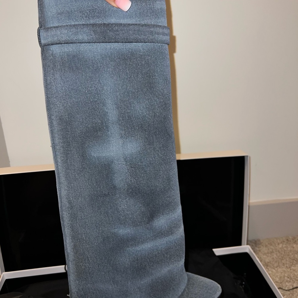 Dark Denim Givenchy Shark Boots